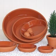 Glazed Terracotta Saucer